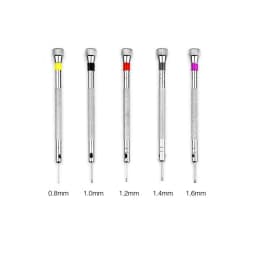 1PCS 0.8-1.6MM Steel Screwdriver For Watch Repairing Portable Watch Tools Band Removal With Mini Link Pins Watchmaker Tools Kits