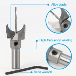 Fozhu Cutter Tungsten Steel Fozhu Router Bit Fozhu Small Hole Round Bead Cutter Wood Bead Hand String Tool Fota Cutter Drill