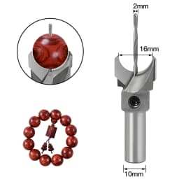 Fozhu Cutter Tungsten Steel Fozhu Router Bit Fozhu Small Hole Round Bead Cutter Wood Bead Hand String Tool Fota Cutter Drill