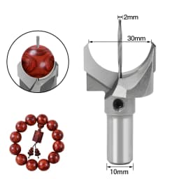 Fozhu Cutter Tungsten Steel Fozhu Router Bit Fozhu Small Hole Round Bead Cutter Wood Bead Hand String Tool Fota Cutter Drill