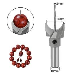 Fozhu Cutter Tungsten Steel Fozhu Router Bit Fozhu Small Hole Round Bead Cutter Wood Bead Hand String Tool Fota Cutter Drill