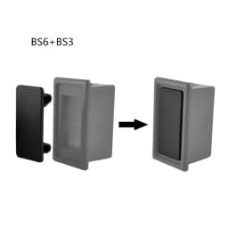 1pc Car Boat Rocker Switch Panel Blank ARB Plate Rocker Switch Blanking Cover