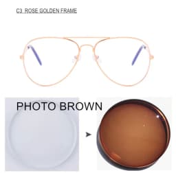SUMONDY Myopia Glasses Prescription -0.5 to -8.0 Women Men Alloy Frame Photochrom Anti Blue Ray Nearsighted And Astigmatism UF51