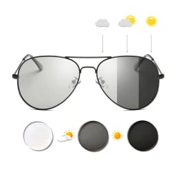 SUMONDY Myopia Glasses Prescription -0.5 to -8.0 Women Men Alloy Frame Photochrom Anti Blue Ray Nearsighted And Astigmatism UF51