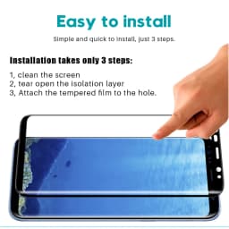 Tempered 9D Curved Glass Film For Samsung Galaxy Note 8 9 S9 S8 Plus S7 Edge Screen Protector For Samsung A6 A8 Plus 2018