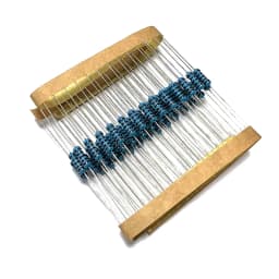 50pcs 1/2W Metal Film Resistor 1 1.2 1.5 10 12 15 100 120 150 R K Ohm 1K2 1K5 1% 0.5W Five-color Ring Resistance 1K 10K 100K 10R
