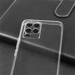 High Quality Clear Phone Case for OPPO Realme 8 Pro 8Pro 8i 8S 4G 5G Camera Protection Soft TPU Transparent Cover Realme8 Fundas