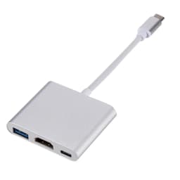 USB C HDMI Type C HDMI Mac 3.1 Converter Adapter Type C to HDMI/USB 3.0/Type C Aluminum For Apple Macbook Adapter USBC HUB