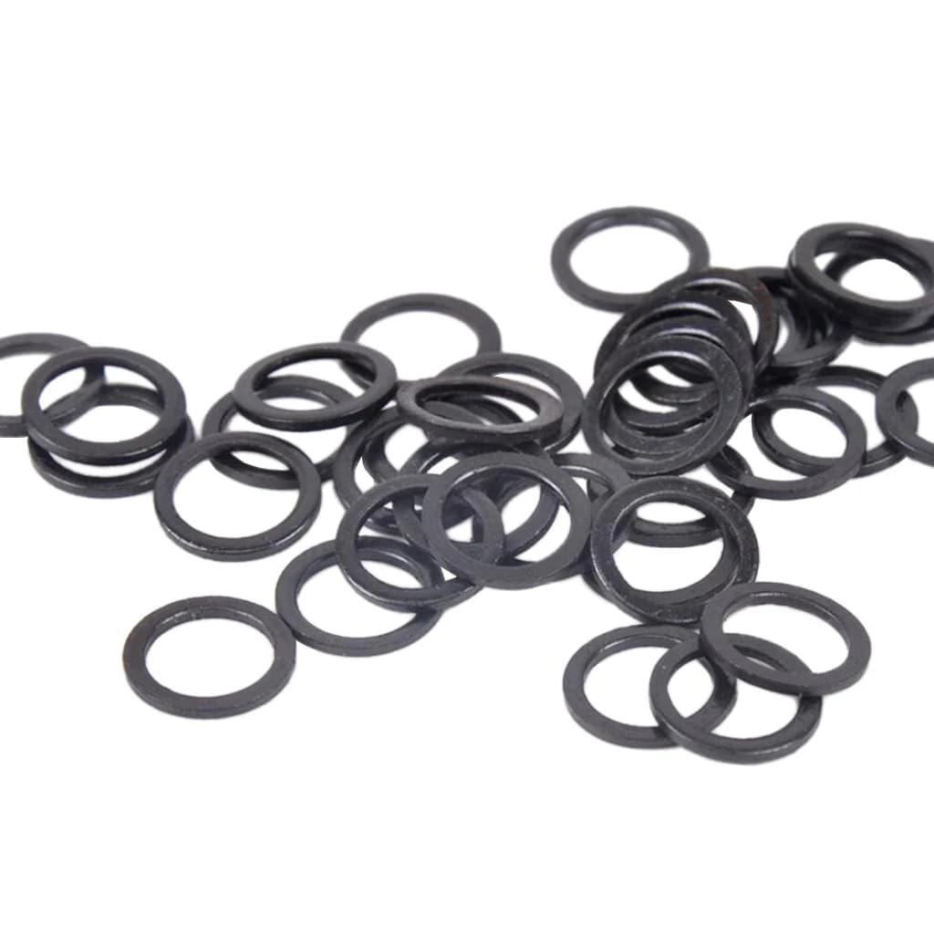100Pcs Skateboard Truck Axle Speed Washers Skateboard Bearing Rings for Outdoors Longboard Replacement Accessories