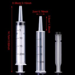 Transparent 5/10/20/30ml Plastic Sterile Syringe Tools Reusable Dog Cat Feeding Nutrient Syringe DIY Lip Gloss Filling Glue Tool