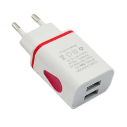 USB Wall Charger for Samsung Xiaomi Dual Port 2A Output Travel Plug Power Adapter Compatible for Phone EU/US Plug