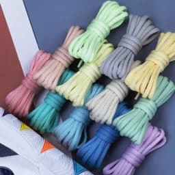 1 Pair Oval Shoe Laces Half Round Athletic Shoelaces for Running Sneakers Laces Shoes Strings Durable without Fading Shoelace