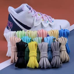 1 Pair Oval Shoe Laces Half Round Athletic Shoelaces for Running Sneakers Laces Shoes Strings Durable without Fading Shoelace
