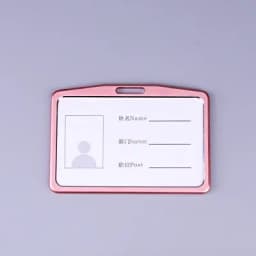 Aluminium Alloy Employee Name ID Card Cover Metal Work Identity Badge ID Business Case Credit Card Holder Wallet Case