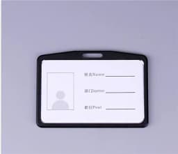 Aluminium Alloy Employee Name ID Card Cover Metal Work Identity Badge ID Business Case Credit Card Holder Wallet Case