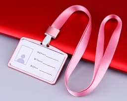 Aluminium Alloy Employee Name ID Card Cover Metal Work Identity Badge ID Business Case Credit Card Holder Wallet Case