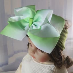 8inch Bows Nylon Headbands for Baby Girls Kids Soft Bows Knot Turban Hair Bands Baby Hair Accessories Children Headwear