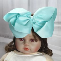 8inch Bows Nylon Headbands for Baby Girls Kids Soft Bows Knot Turban Hair Bands Baby Hair Accessories Children Headwear