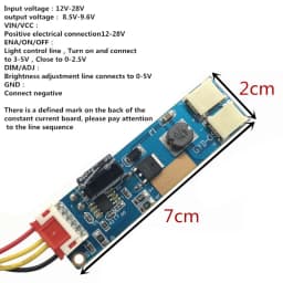 NEW 540mm LED Backlight Strip Light Kit DC 10-30V 24 Inch CCFL LCD Screen To LED Monitor Constant Current Plate