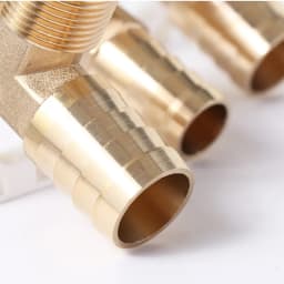 Pagoda Connector 6 8 10 12 13 14 16mm Hose Barb Connector Tail Thread 1/8 1/4 3/8 1/2 3/4 1BSP Thread Brass Pipe Fittings Elbow