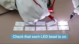 LED Light Strip LED Backlight Lamp Beads 3V/6V SMD Lamp Beads With Optical Lens Fliter For 32-65 Inch LED TV Repair Brand New