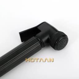 Hotaan Black Bidet Faucet bathroom bidet toilet faucet mixer hygienic shower clean muslim shower portable bidet gun sprayer