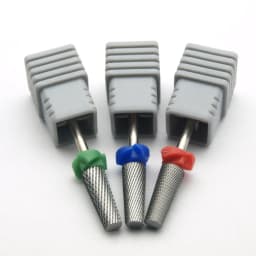 Quality Left and Right 5In1 Tungsten Carbide Nail Drill Bit Milling Eletric Manicure Machine Equipment Cuticle Clean Burr
