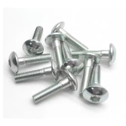 10pcs Big Flat Round Head Inner Hexagon Screw Bolt M6 6mm for Motorcycle Scooter ATV Moped Plastic Cover