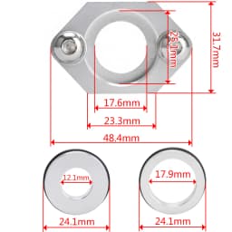 1PCS ALUMINUM MAP SENSOR ADAPTER FOR VW AUDI 1.8T FLANGE KIT GOLF GTI BEETLE JETTA A4 PIPING KIT