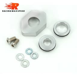 1PCS ALUMINUM MAP SENSOR ADAPTER FOR VW AUDI 1.8T FLANGE KIT GOLF GTI BEETLE JETTA A4 PIPING KIT