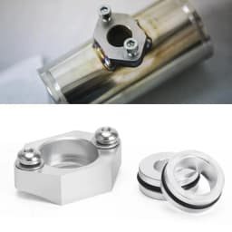 1PCS ALUMINUM MAP SENSOR ADAPTER FOR VW AUDI 1.8T FLANGE KIT GOLF GTI BEETLE JETTA A4 PIPING KIT