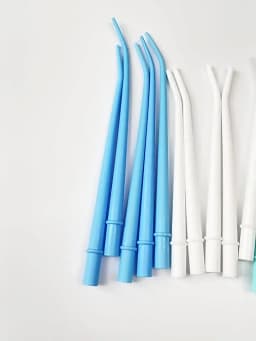 Dental Autoclavable Strong Suction Tips, Dental Duckbill Evacuation Tips Aspirator Saliva Tube Suction Tips Dental Material