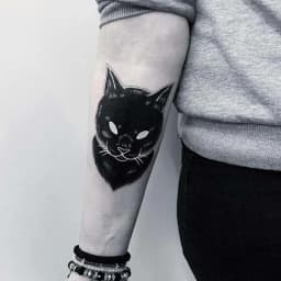 Tatoo Waterproof Cat Japanese Cute Pet Arm Semi Permanent Tattoo Cat Animal Funny Tattoo Sticker Temporary Tattoos for Men Women