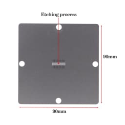 12/14/21pcs BGA memory template90mmx90mm DDR2-3 DDR3-2 DDR5 BGA96 BGA78 DDR4 memory chip repair template leakage bead fixture