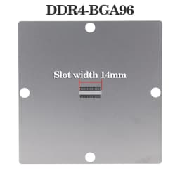 12/14/21pcs BGA memory template90mmx90mm DDR2-3 DDR3-2 DDR5 BGA96 BGA78 DDR4 memory chip repair template leakage bead fixture
