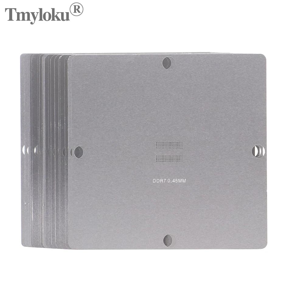 12/14/21pcs BGA memory template90mmx90mm DDR2-3 DDR3-2 DDR5 BGA96 BGA78 DDR4 memory chip repair template leakage bead fixture