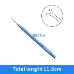 Titanium ophthalmic hooks Various types Akahoshi Nucleus Manipulator ophthalmic instruments