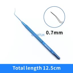 Titanium ophthalmic hooks Various types Akahoshi Nucleus Manipulator ophthalmic instruments