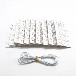 30 Pcs high quality 6V 3V SMD Lamp Beads with Optical Lens Fliter for 32-65 inch LED TV Repair CL-40-D307-V3 100%NEW