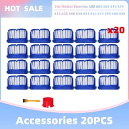 Fit For iRobot Roomba Serie 600 605 614 620 660 630 631 650 651 655 660 671 680 691 692 694 697 698 585 595 Parts Filter Brush
