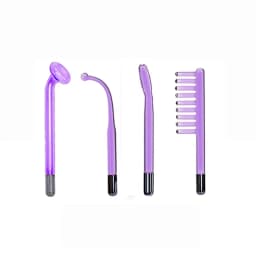 Replacement Violet Red High Frequency Electrodes Glass Tube for Facial Body Wand Acne Spot Wrinkle Removal Skin Care Beauty