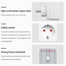 Electronic Digital Timer Switch Socket Kitchen Timer Outlet Programmable Timing Socket Control 220V EU US UK AU Plug
