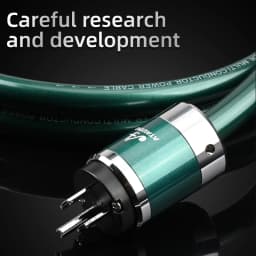 Hifi Power Cable High Quality OCC Copper EU US AU Power Cord For CD Decoder and Tube Amplifier