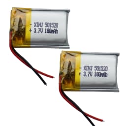 XINJ 3.7V 180 mAh 501520 Polymer Li Lithium Battery Lipo Cell For DIY MP3 MP4 Music Player GPS Sat Nav Car Camera Smart Watch