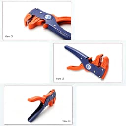 HS‑700D Automatic Duckbill Wire Stripper 0.25‑6mm² 2‑in‑1 Stripping Cutting Plier Adjustable Tension Spring Auto‑Open Electricia