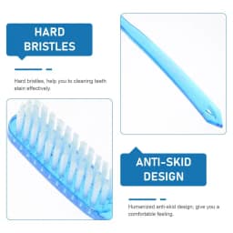 6pcs Super Hard Toothbrush Adult Toothbrush Hard Bristles Cleaning Teeth Stain Manual Brush Hygiene Travel Dental