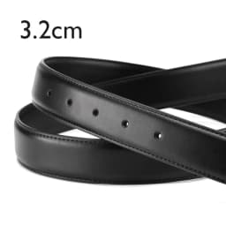 Belts No Buckle 2.8 3.0 3.5 cm Width Brand Automatic Buckle Black Genuine Leather Men's Belts Body Without Buckle Strap