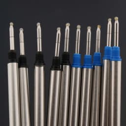 Hight Quality 5pc Blue Or 5pc Black Offer Special Roller Ball Pen Ink Refills Ballpoint Pen Refill Office School