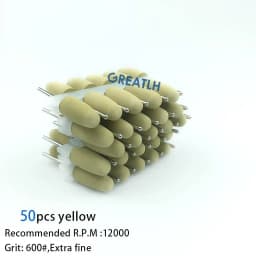 50pcs/set Teeth Whitening Equipment dental polishing 2.35mm dental silicone Rubber polishers burs
