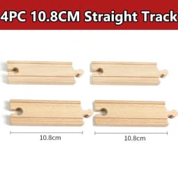 All Kinds Wooden Train Track Accessories Beech Wooden Railway Track Fit for All Brand Train Toys for Children Educational
